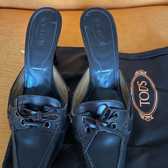 VINTAGE TOD’S BROWN MULES - Picture 6 of 12